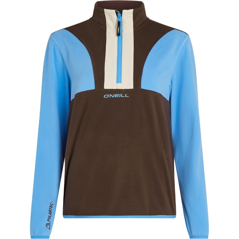 2025 O'Neill FWC'Cruz Triple Polartec Half-Zip Fleece 1350080 - Blue Poppy Colour Block